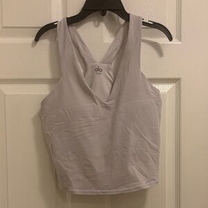 ALO Yoga Women's Light Gray Tank Top